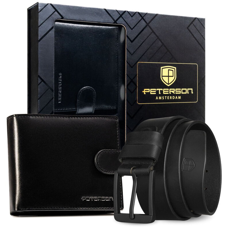 Darčekový set s horizontálnou peňaženkou Peterson