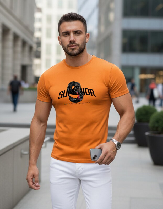 Bedrucktes Feuerwehr-T-Shirt mit Totenkopf für Männer NX054R