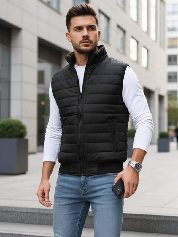 Jednoduchá prešívaná vesta