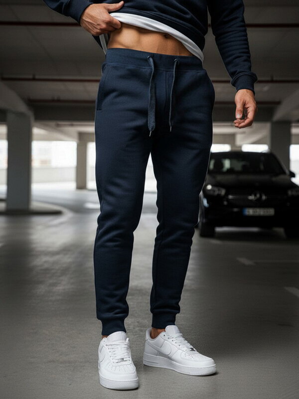 Klasické granátové pánske tepláky UX2707