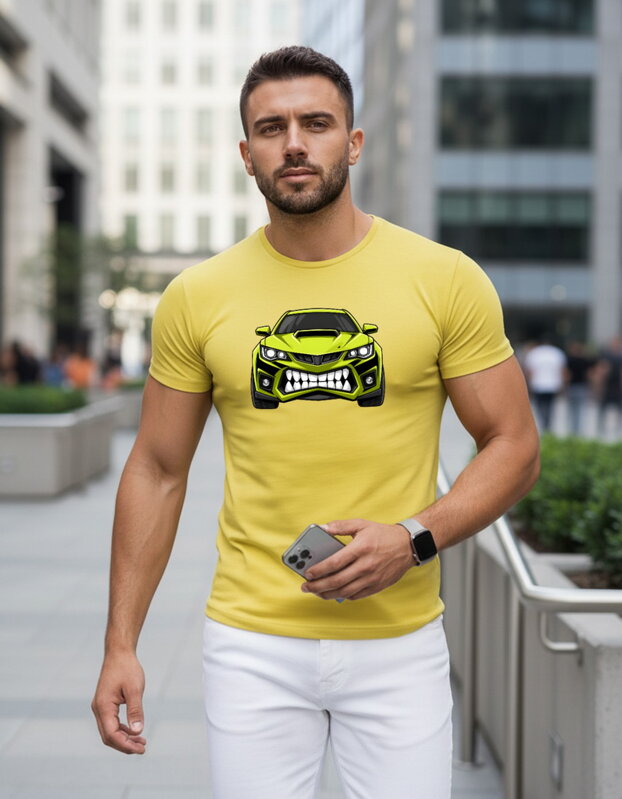 Bedrucktes Feuerwehr-T-Shirt mit Totenkopf für Männer NX054R