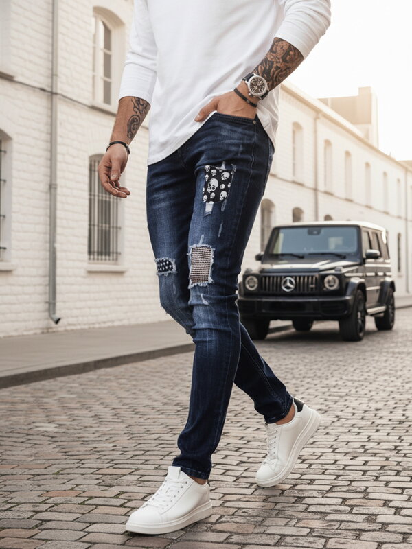 Pánske rifľové nohavice DSTREET UX4148