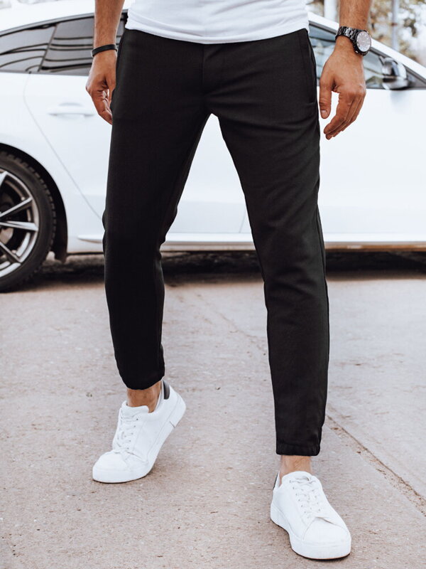 Pánske čierne joggery Dstreet UX4263 skl.4