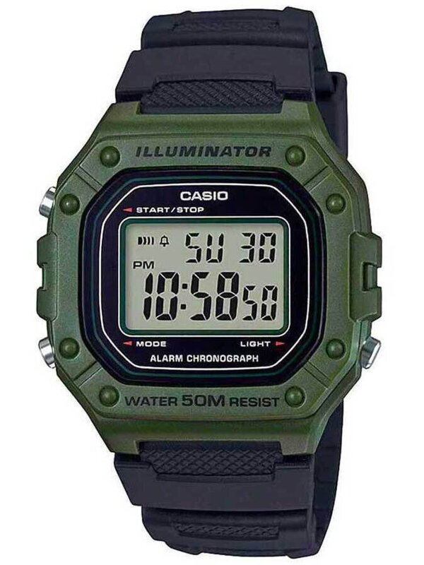 CASIO PÁNSKE HODINKY W-218H-3A + KRABIČKA