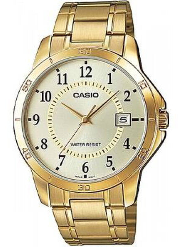PÁNSKE ZLATÉ HODINKY CASIO MTP-V004G-9B (zd047a) + KRABIČKA PÁNSKE ZLATÉ HODINKY CASIO MTP-V004G-9B (zd047a) + KRABIČKA
