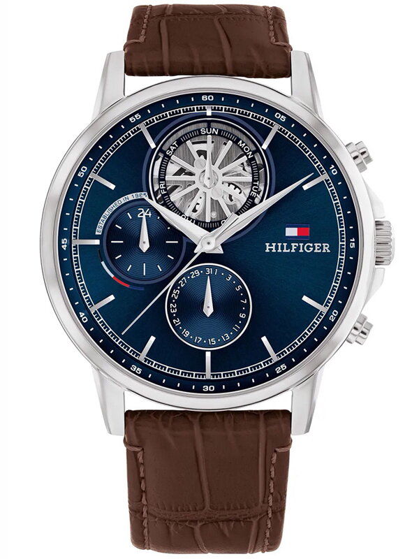 Pánske hodinky TOMMY HILFIGER 1710629 Steward Open Heart + BOX