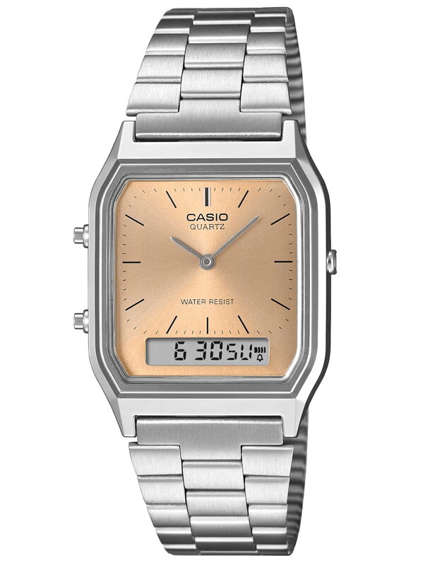 UNISEX HODINKY CASIO Vintage AQ-230A-4AMQYDF + KRABIČKA UNISEX HODINKY CASIO Vintage AQ-230A-4AMQYDF + KRABIČKA
