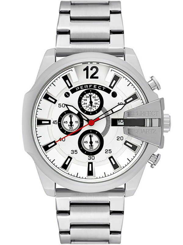 PERFECT pánske hodinky M513CH-01  - CHRONOGRAF (zp387b) + KRABIČKA