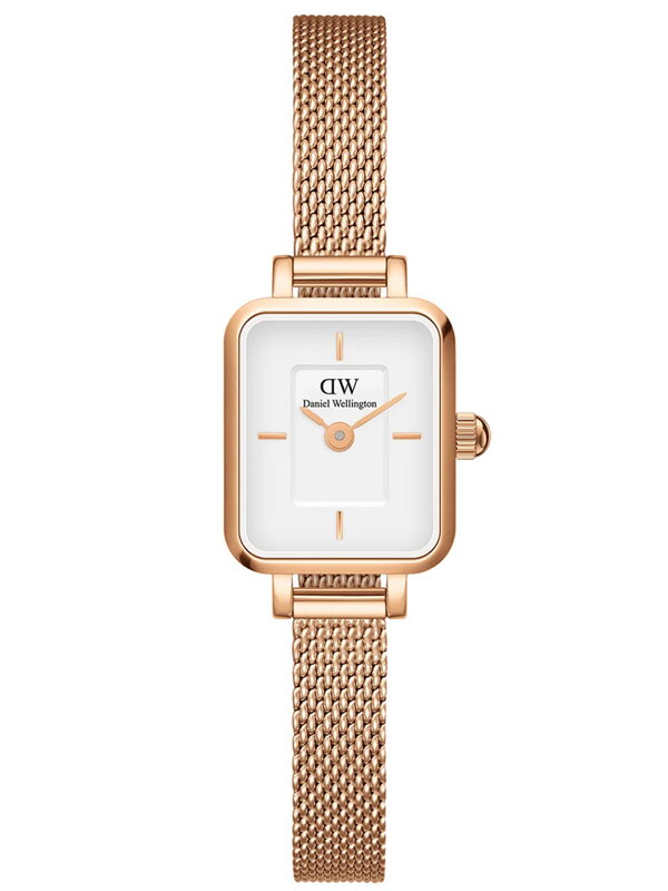 DANIEL WELLINGTON DÁMSKE HODINKY Quadro Mini Melrose 15mm DW00100727 + BOX (zw524c)