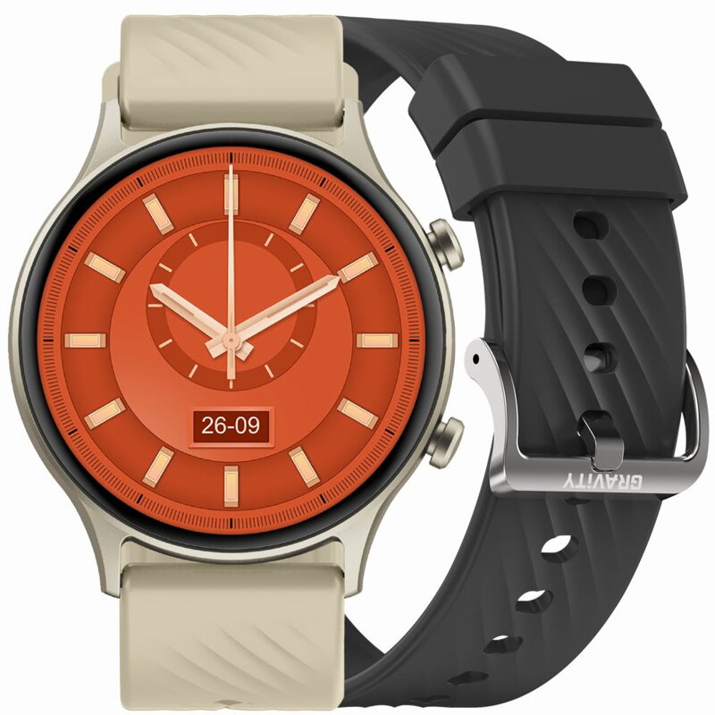 INTELIGENTNÉ HODINKY UNISEX GRAVITY GT19-8 - BLUETOOTH KONVERZÁCIE, PRÍDAVNÝ REMIENOK (sg032h)