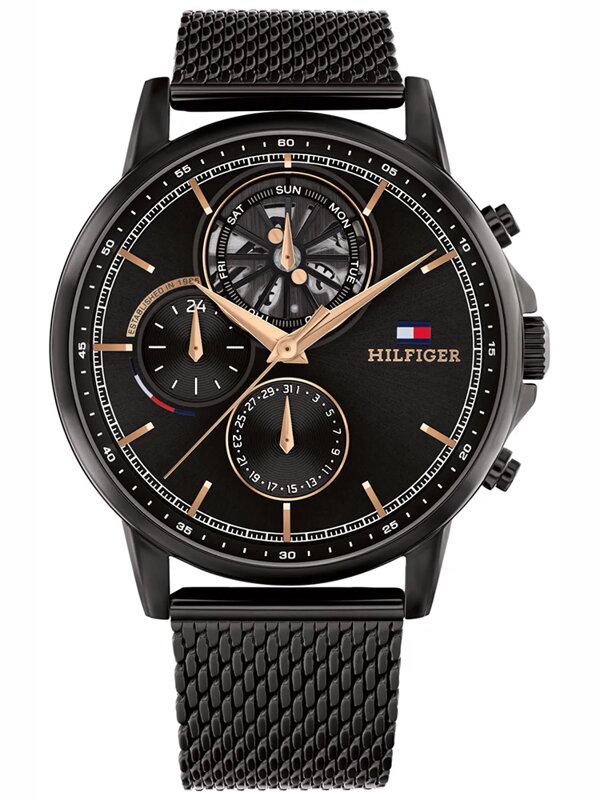 PÁNSKE HODINKY TOMMY HILFIGER 1710610 (zf112a) + KRABIČKA