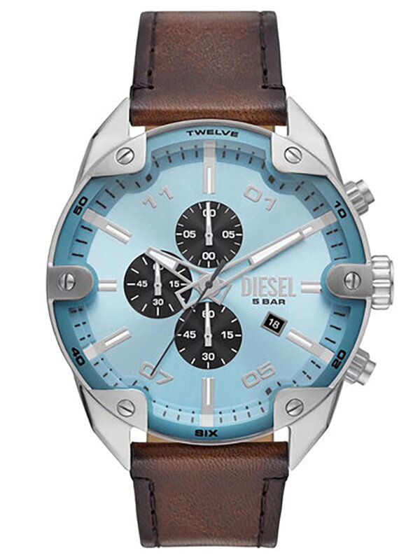 HODINNÝCH HODINKY DIESEL Spiked Chronograph DZ4606 + KRABIČKA