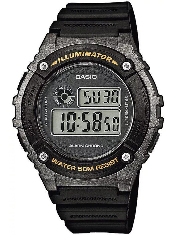 PÁNSKE HODINKY Casio W-216H-1BVDF + KRABIČKA