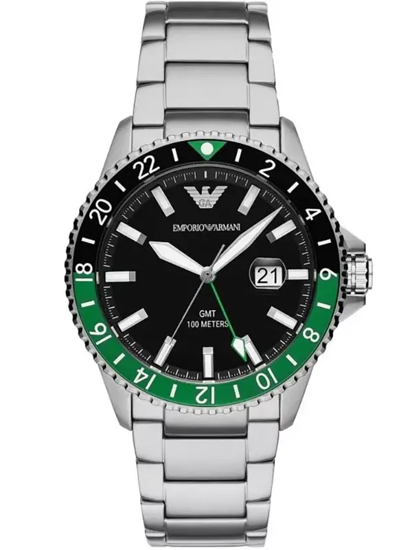 EMPORIO ARMANI AR11589 PÁNSKE HODINKY – Potápač GMT (zi112a)