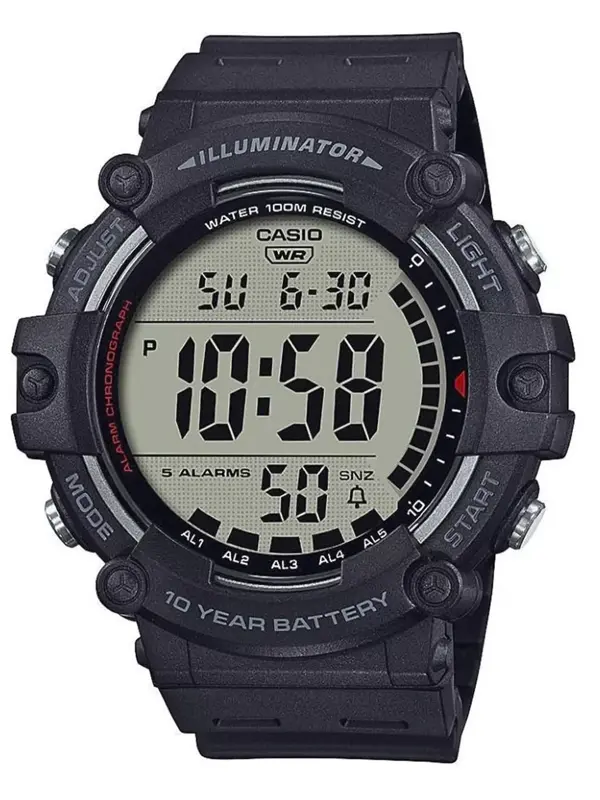 PÁNSKE HODINKY CASIO SPORT ILLUMINATOR AE-1500WH-1A+ BOX