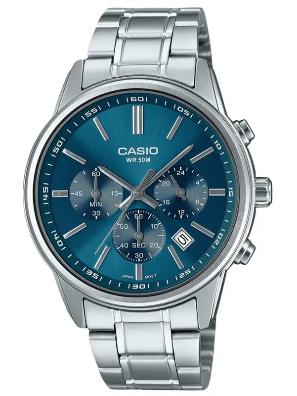 PÁNSKE HODINKY CASIO MTP-E515D-2A1 (zd265b) + KRABIČKA