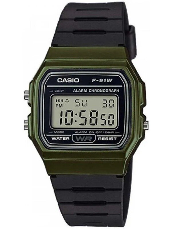 CASIO PÁNSKE HODINKY F-91WM-3AER (zd102f) + KRABIČKA