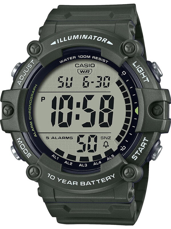 CASIO SPORT ILLUMINATOR PÁNSKE HODINKY AE-1500WHX-3A + KRABIČKA