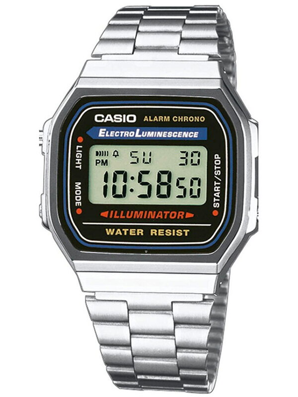 Pánske hodinky CASIO A168WA-1A (zd088a) - Retro