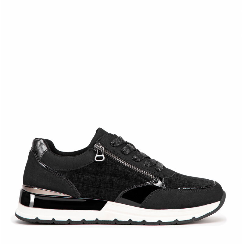Dámske sneakersy čierne 99-DP-401-1