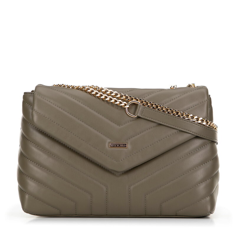 Zelená crossbody kabelka Wittchen 99-4Y-514-Z