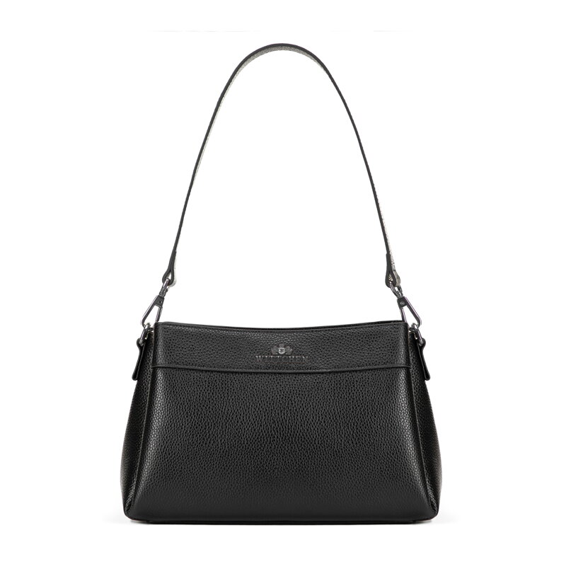 Dámska kožená crossbody kabelka z prírodnej kože – trojkomorová elegancia 101-4E-622-G1 Dámska kožená crossbody kabelka z prírodnej kože – trojkomorová elegancia 101-4E-622-G1