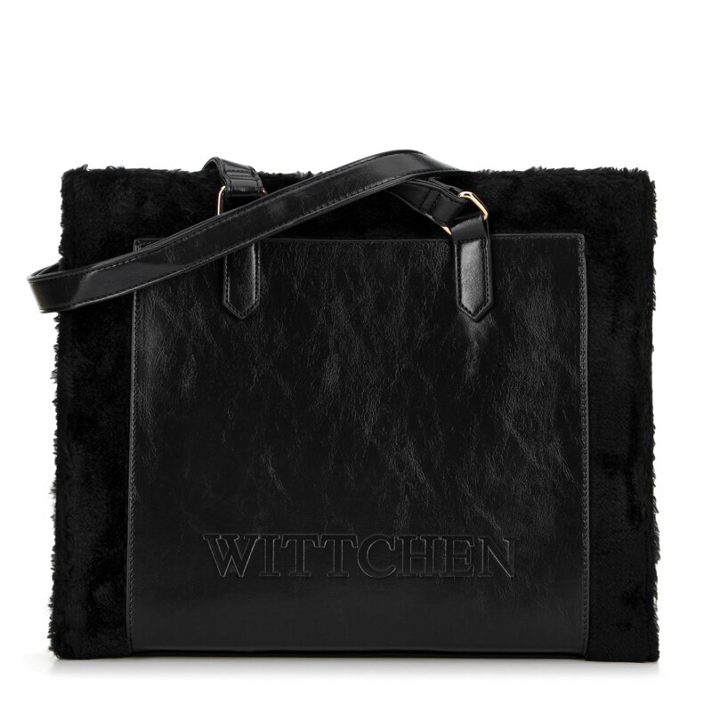 Čierna shopper kabelka Wittchen 99-4Y-216-1 Čierna shopper kabelka Wittchen 99-4Y-216-1