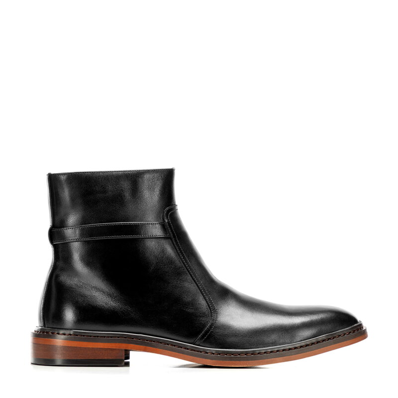 Pánske kožené členkové topánky – elegancia a pohodlie na každý deň 101-M-503-1