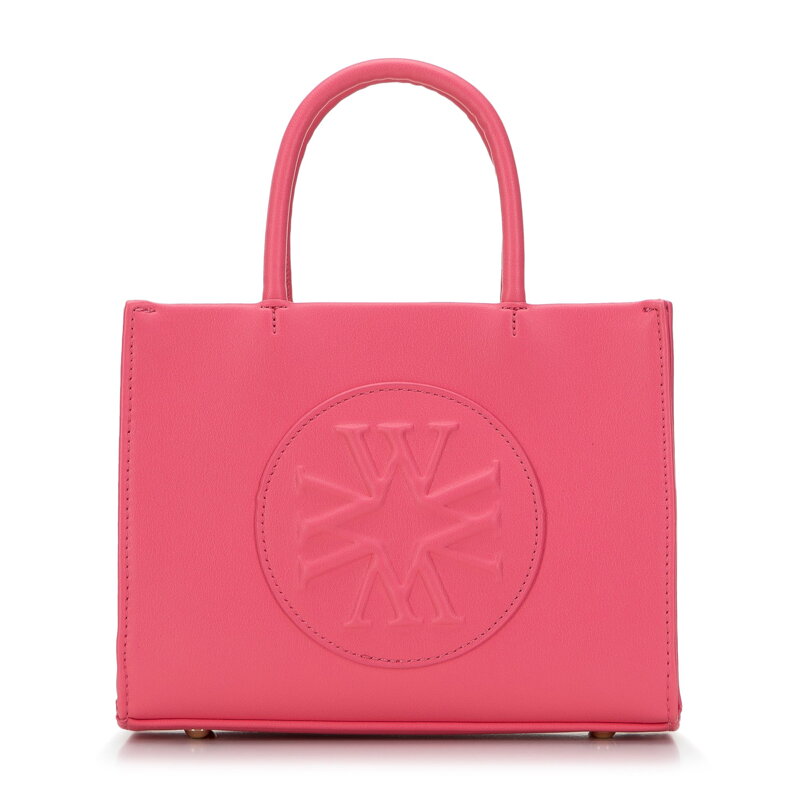 Mini kabelka Wittchen vyrobené z ekokože s vyrazeným monogramom 98-4Y-306-P