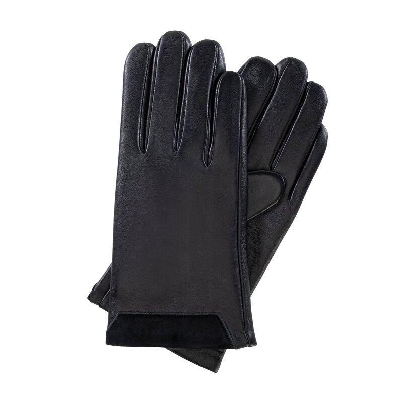 Čierne pánske kožené rukavice Wittchen 39-6L-960-1 Čierne pánske kožené rukavice Wittchen 39-6L-960-1