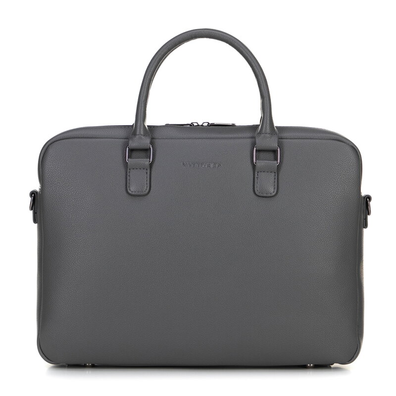 Pánska taška na notebook 16" z ekokože sivá 100-3P-909-8