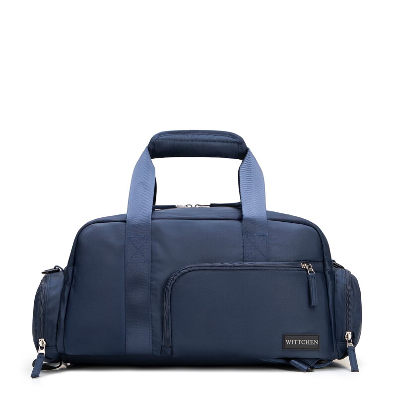 Tmavomodrá cestovná taška 2v1 do lietadla s funkciou ruksaku 56-3S-022-90