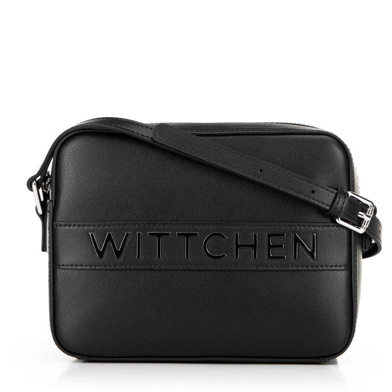 Kožená crossbody kabelka čierna 100-4E-634-1 Kožená crossbody kabelka čierna 100-4E-634-1
