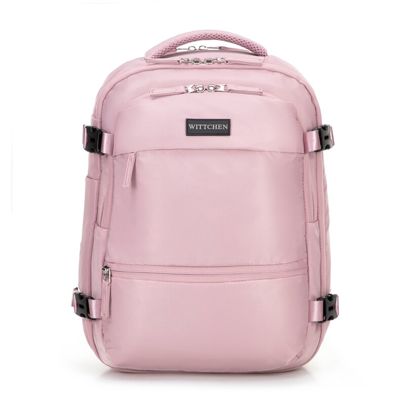Kompaktný ruksak na notebook 40x20x30 cm v sivohnedej farbe 56-3S-018-34 Kompaktný ruksak na notebook 40x20x30 cm v sivohnedej farbe 56-3S-018-34