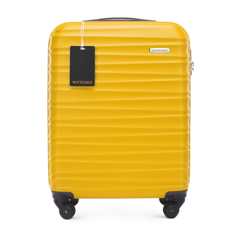 Malý ABS kufor s občianskym preukazom a logom, žltý 56-3A-311-50Z5