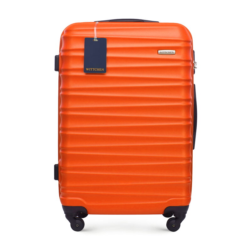 Stredný kufor a identifikátor z ABS s logom WITTCHEN, oranžový 56-3A-312-55Z6 Stredný kufor a identifikátor z ABS s logom WITTCHEN, oranžový 56-3A-312-55Z6