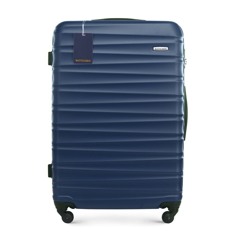 Veľký kufor ABS a identifikátor s logom WITTCHEN, námornícka modrá 56-3A-313-91Z6 Veľký kufor ABS a identifikátor s logom WITTCHEN, námornícka modrá 56-3A-313-91Z6