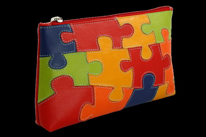 Puzzle dámska kožená etue 611-0023-PUZ Puzzle dámska kožená etue 611-0023-PUZ