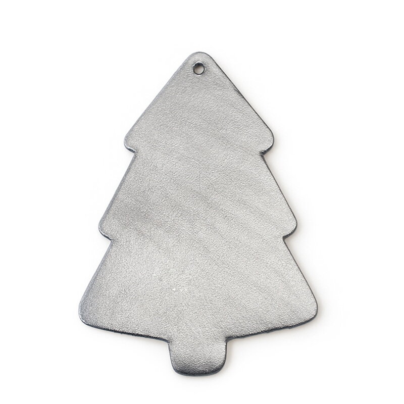 Tmavo strieborná vianočná ozdoba stromček 619-1215-29