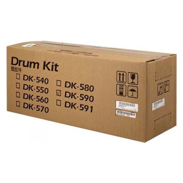 Kyocera originál válec DK-590K, 302KV93017, 302KV93018, 302KV93010, 302KV93014, black, 200000str., čierna