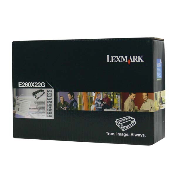 Lexmark originál válec E260X22G, black, 30000str., čierna Lexmark originál válec E260X22G, black, 30000str., čierna