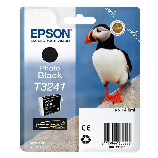 Epson originál ink C13T32414010, photo black, 14ml, Epson SureColor SC-P400, photo black Epson originál ink C13T32414010, photo black, 14ml, Epson SureColor SC-P400, photo black