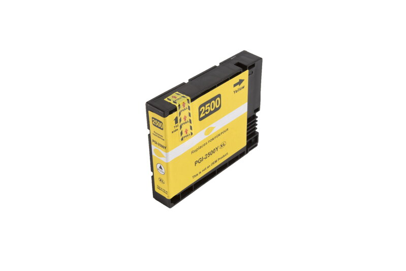 Kompatibilná atramentová náplň 9267B001, PGI2500XL, 20ml listov pre tlačiarne Canon (BULK), žltá