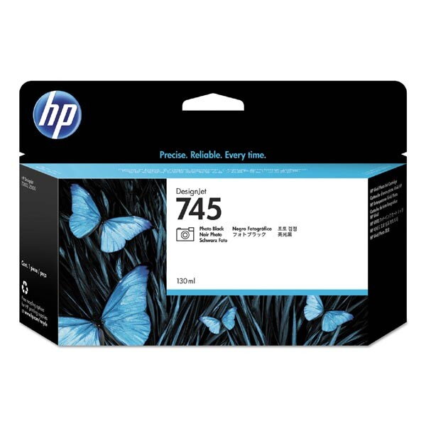 HP originál ink F9J98A, HP 745, photo black, 130ml, HP DesignJet HD Pro MFP, DesignJet Z2600, Z5600, photo black HP originál ink F9J98A, HP 745, photo black, 130ml, HP DesignJet HD Pro MFP, DesignJet Z2600, Z5600, photo black