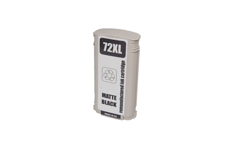 Renovovaná atramentová náplň C9403A, no.72, 130ml listov pre tlačiarne HP (BULK), matte, matt black