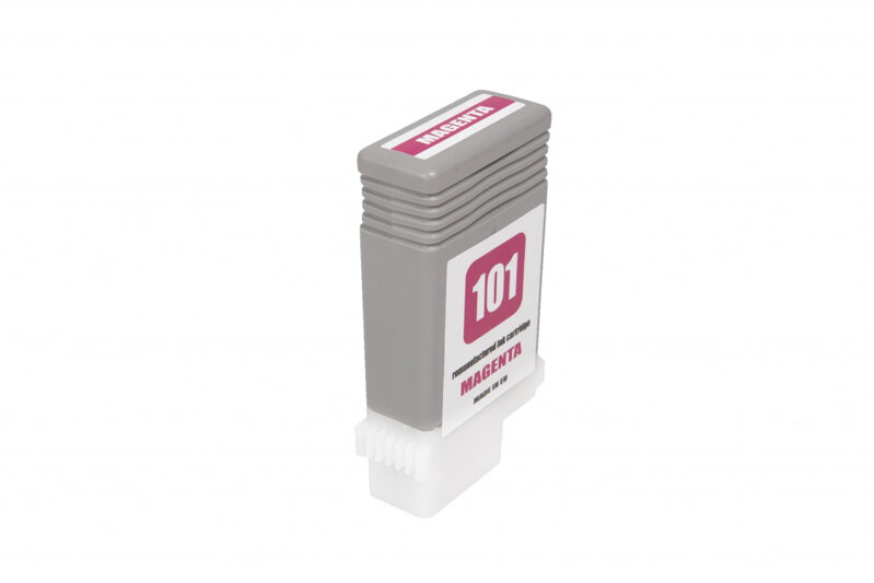 Renovovaná atramentová náplň 0885B001, PFI101M, 130ml listov pre tlačiarne Canon (BULK), purpurová