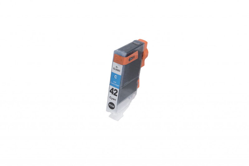 Kompatibilná atramentová náplň 6385B001, CLI42C, 14ml listov pre tlačiarne Canon (ORINK BULK), azurová