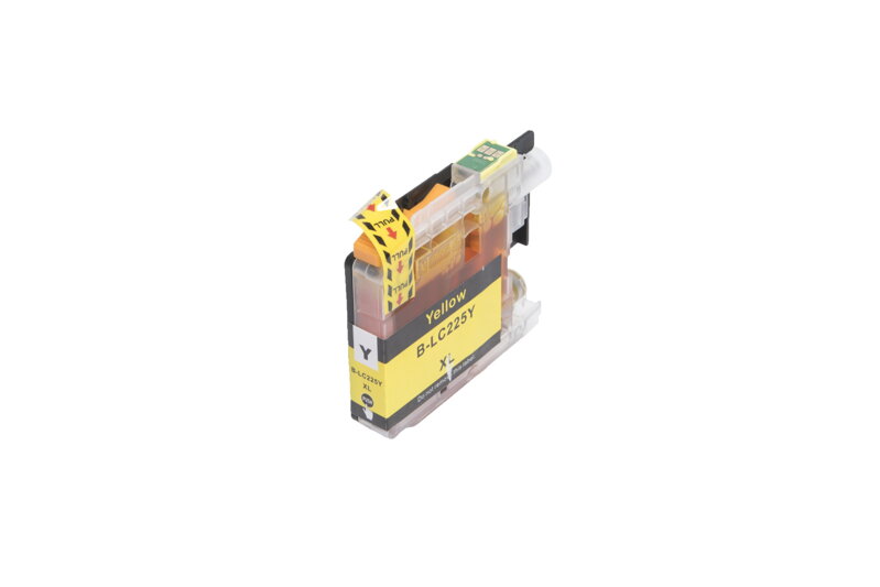 Kompatibilná atramentová náplň LC225XLY, 15ml listov pre tlačiarne Brother (ORINK BULK), žltá