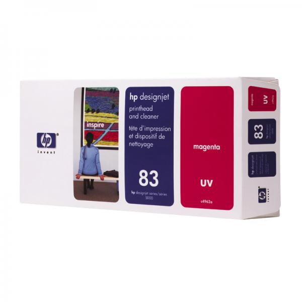 HP originál tlačová hlava C4962A, HP 83, magenta, HP DesignJet 5000, PS, UV, 5500, PS, purpurová HP originál tlačová hlava C4962A, HP 83, magenta, HP DesignJet 5000, PS, UV, 5500, PS, purpurová