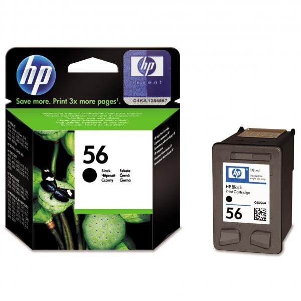 HP originál ink C6656AE, HP 56, black, 520str., 19ml, HP DeskJet 450, 5652, 5150, 5850, psc-7150, OJ-6110, čierna HP originál ink C6656AE, HP 56, black, 520str., 19ml, HP DeskJet 450, 5652, 5150, 5850, psc-7150, OJ-6110, čierna